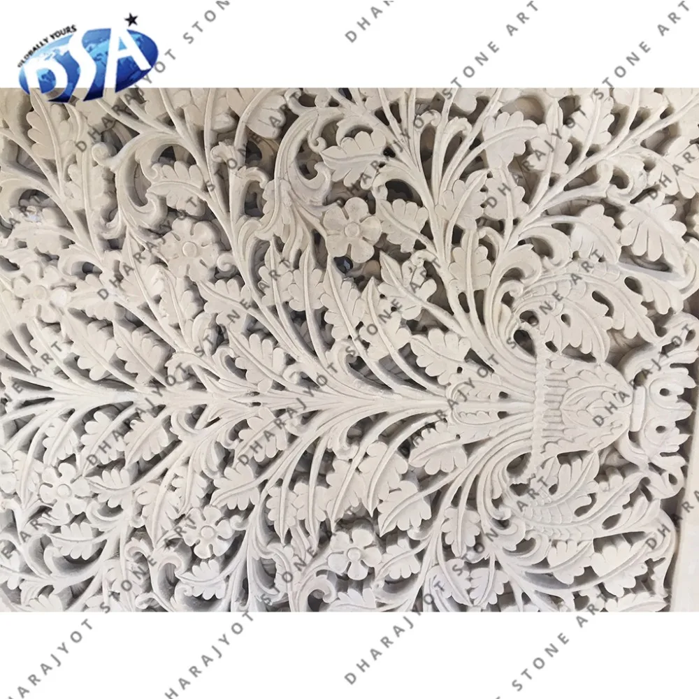 
white sandstone beautiful hand craft home outdoor big jali 