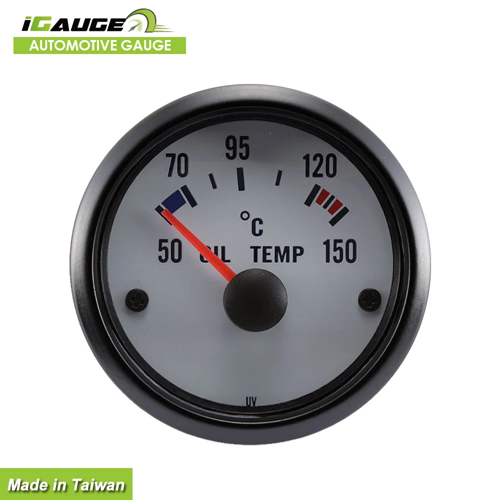 Combo Pointer High Quality ISO Auto Parts Oil Temp Gauge Temperature Meter