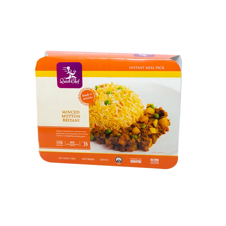 
Frozen Food Non-Vegetarian Minced Mutton Briyani Rice 