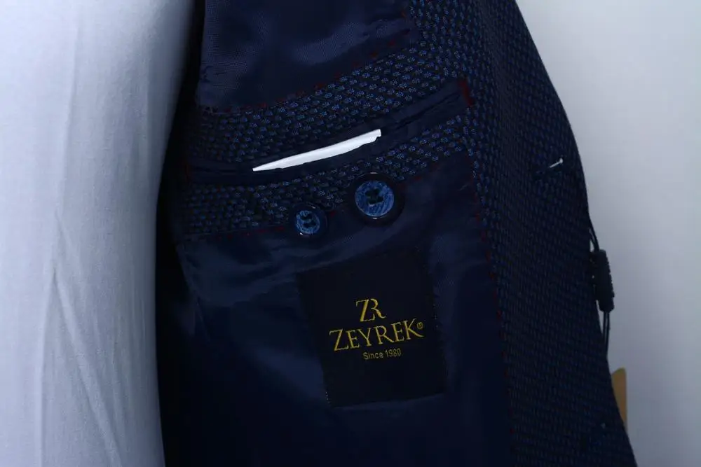 New Turkish Design Fashion Slim Fit Men Navy Tailored Wedding Blazer 2022 fashion  hot selling