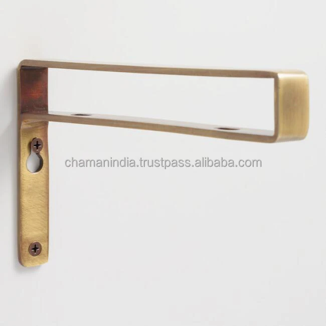 Antique Brass Shelf Brackets