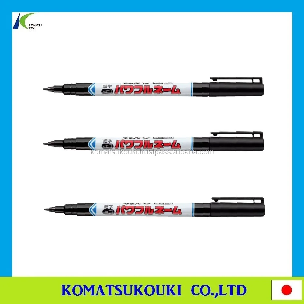 Easy-use powerful name marker pen PNA-155T 1P for metal, glass, plastic, wood, Made in Japan