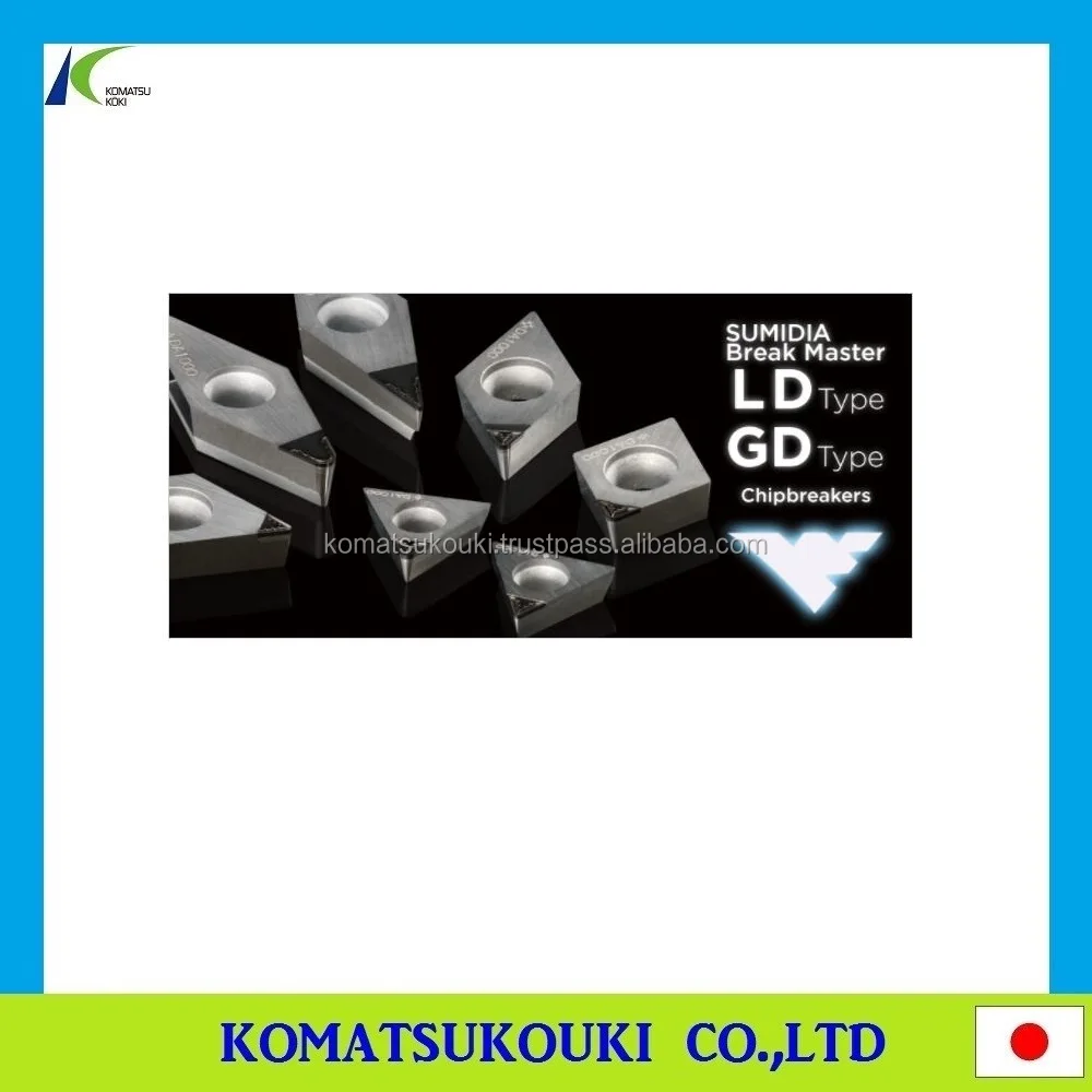 High quality Sumitomo carbide inserts--Mold Finish Master NPD10/DA90 Direct milling on cemented carbide materials