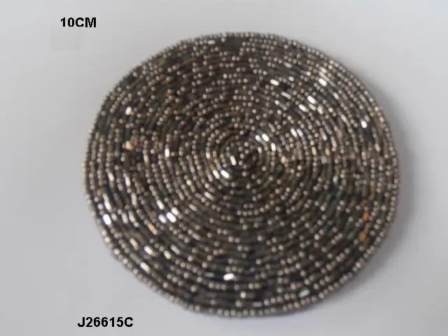 
Three tone heart shape Glass bead place mat other colours also available 