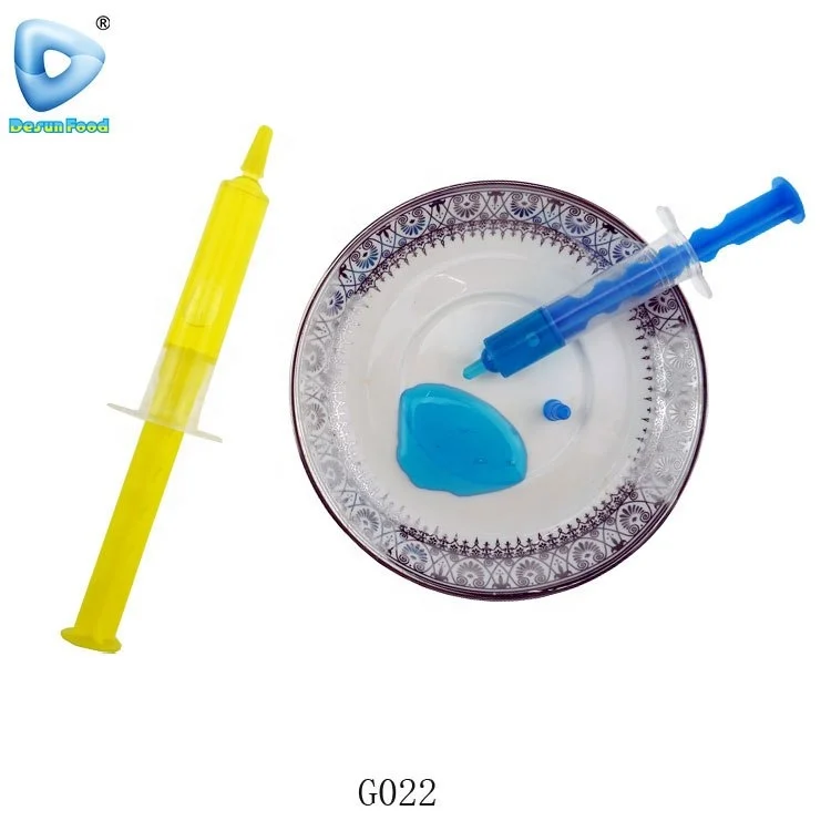 China wholesale syringe shape fruit jam liquid candy