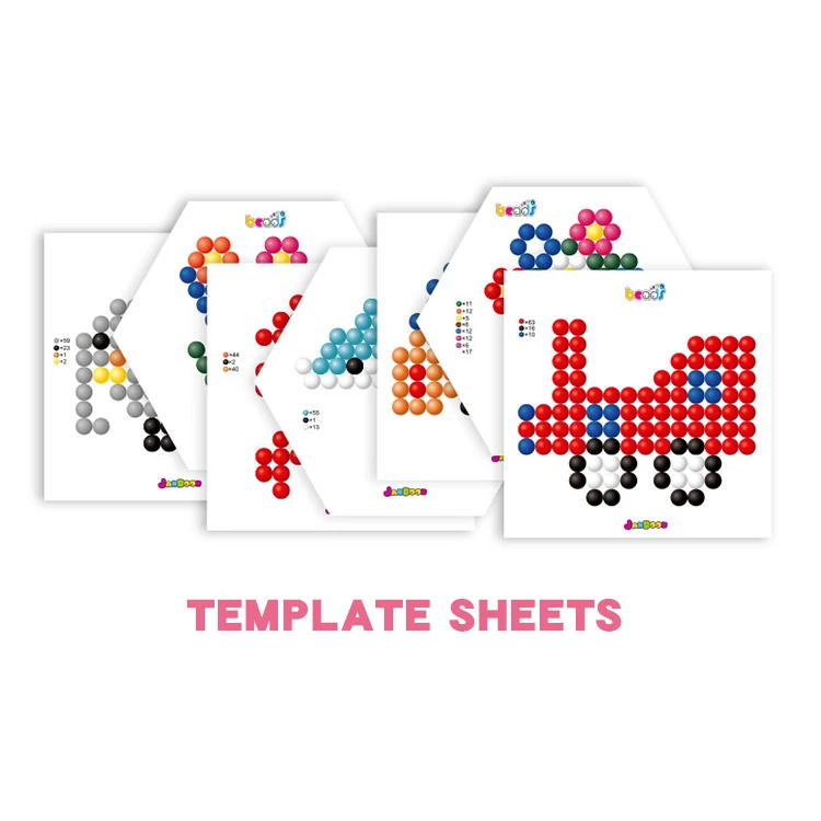 
JanDoon Wholesale Beehive Shape Handmade Aqua Fuse Beads DIY Toy 