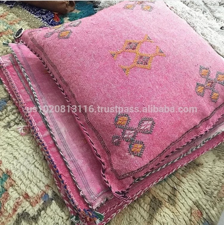 Высококачественные шелковые подушки ручной работы С КАКТУСОМ