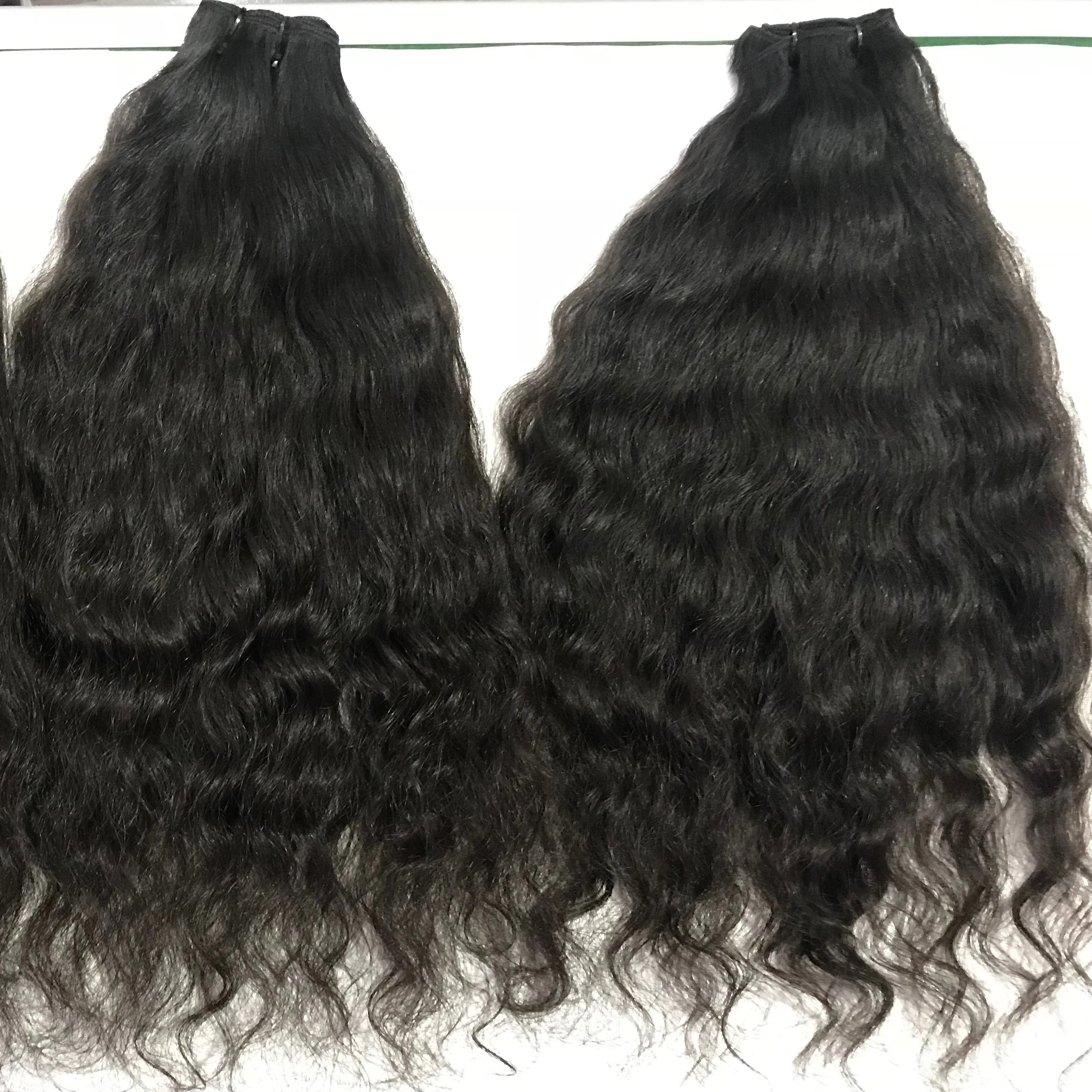 Wholesale 100% Full Cuticle Aligned Temple Virgin Raw Indian Hair, Human Hair Bundle