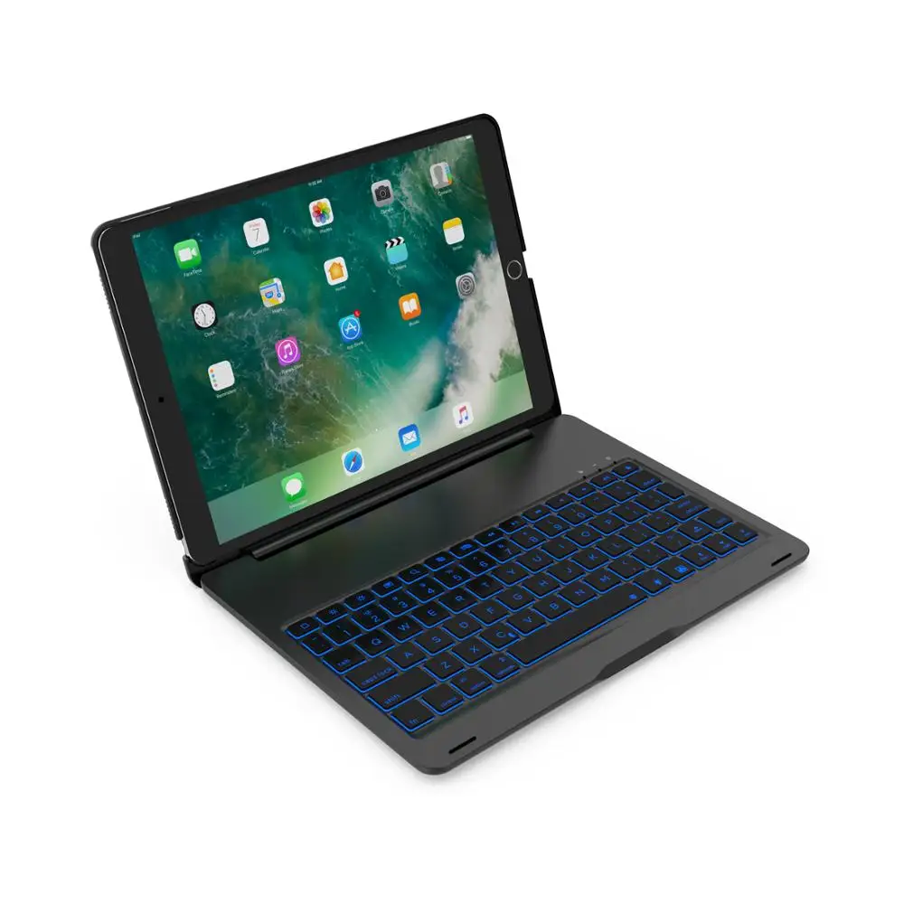 
Flip - up backlit aluminium alloy flip type wireless bluetooth keyboard case for Ipad Pro 10.5 