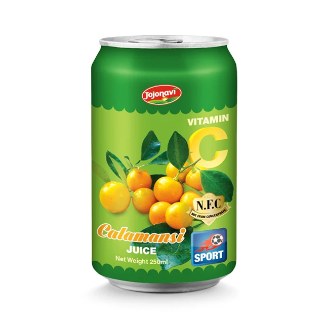 Calamansi Juice 330ml, JOJONAVI Brand, Fruit Juice Can, OEM ODM, Wholesale Beverage Manufacturer