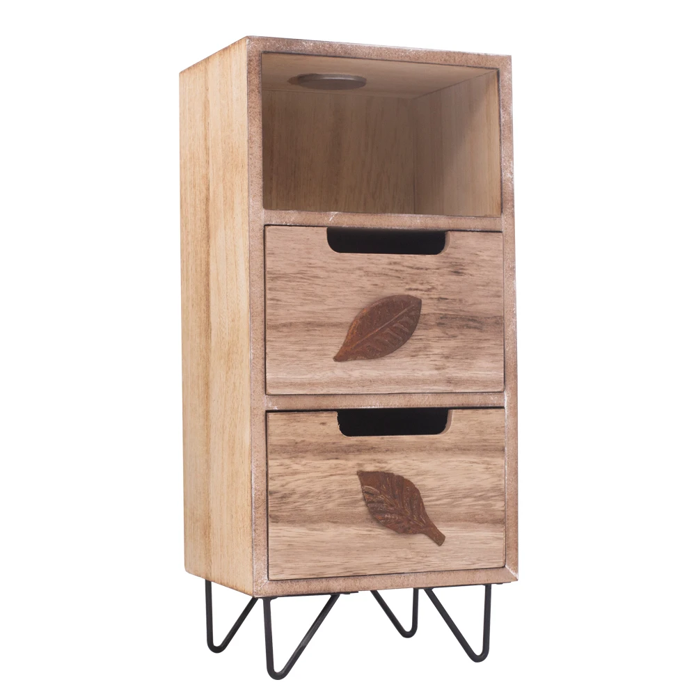 Hot Sell Wooden Desk Storage Decorative Cabinet With 3 Drawers