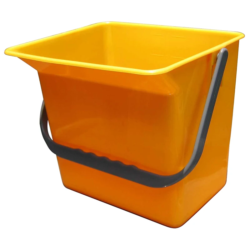 Hot selling Industrial 6L Square Shape Small Plastic Cleaning Bucket