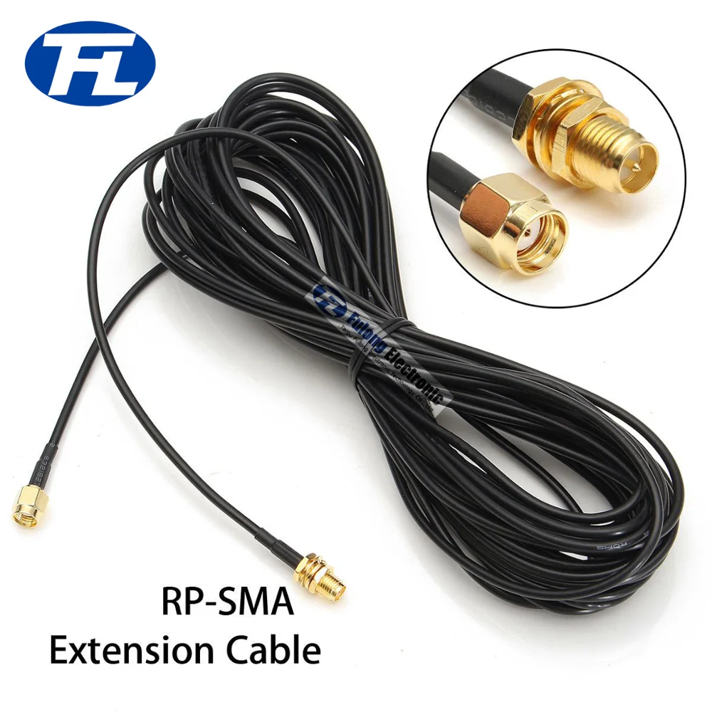 wireless Antenna Extension Cable RP SMA Male to Female Interface Adapter WiFi Antenna AF Coaxial Cable