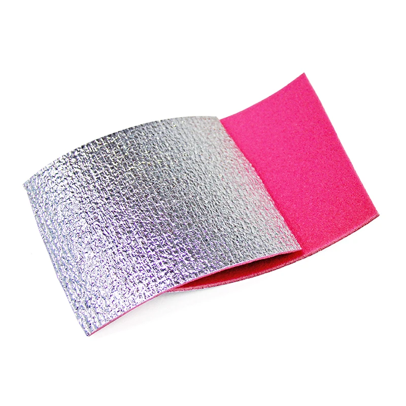 Pink PE polymer polyethylene xpe foam with al foil cross linked thermal reflective insulation roll