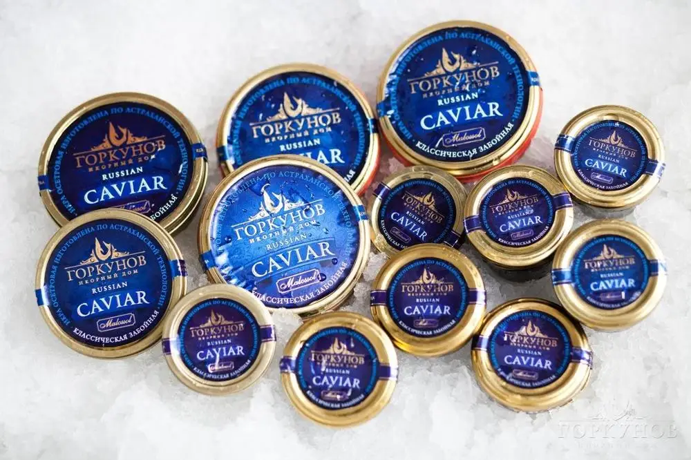 Органическая уникальная русская Черная икра осетр 250 г Оптовая Икра цены