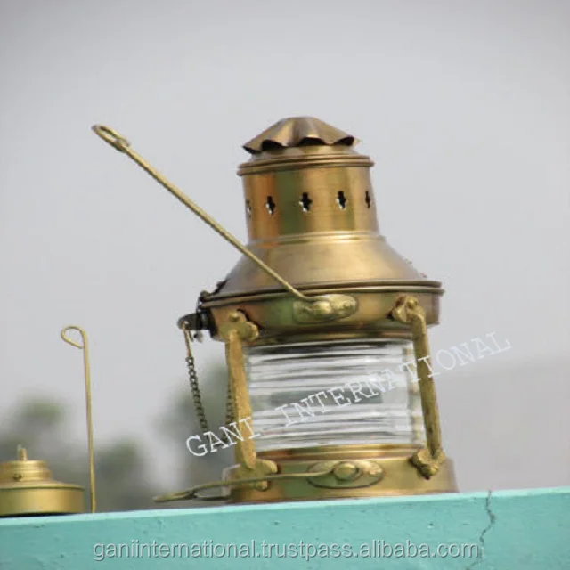 Decorative Vintage Anchor Oil Lamp Lantern Boat Light Anchor Lamp