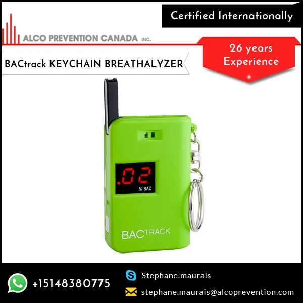 Digital LCD Display Breath Alcohol Tester Breathalyzer Audible Alert