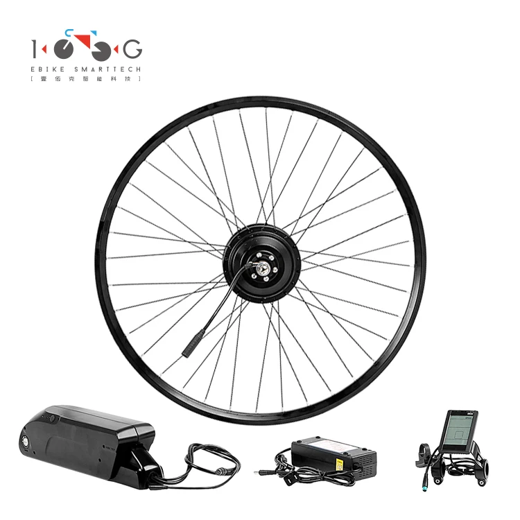 
Waterproof 48V 500W electric bicycle hub motor kit with lithium ion battery 