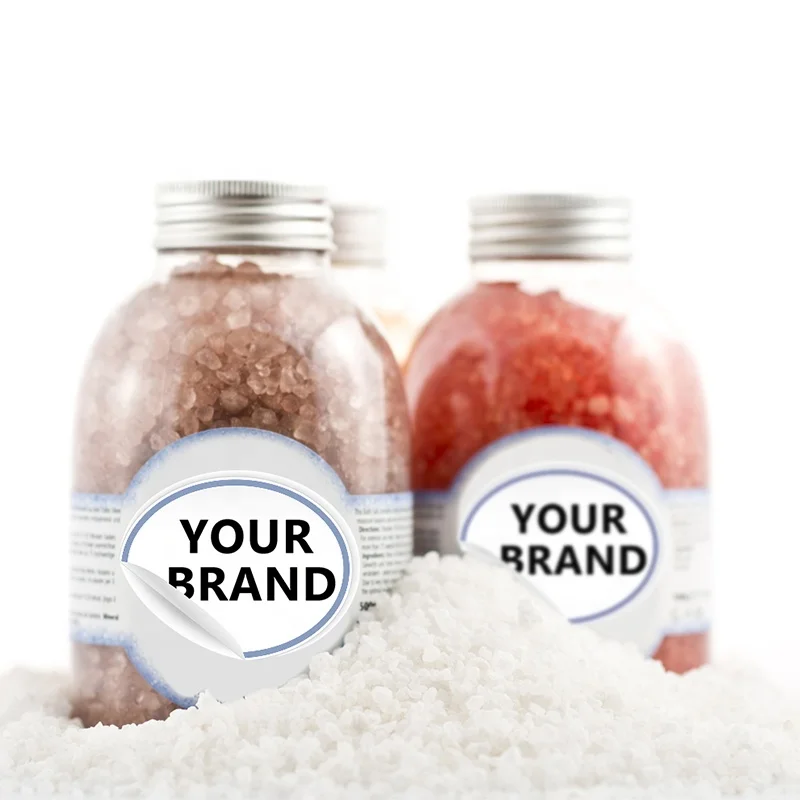 Different Colors and Fragrances Dead Sea Pure Natural Bath Salt Rose - Pure Natural skin and Body care SPA