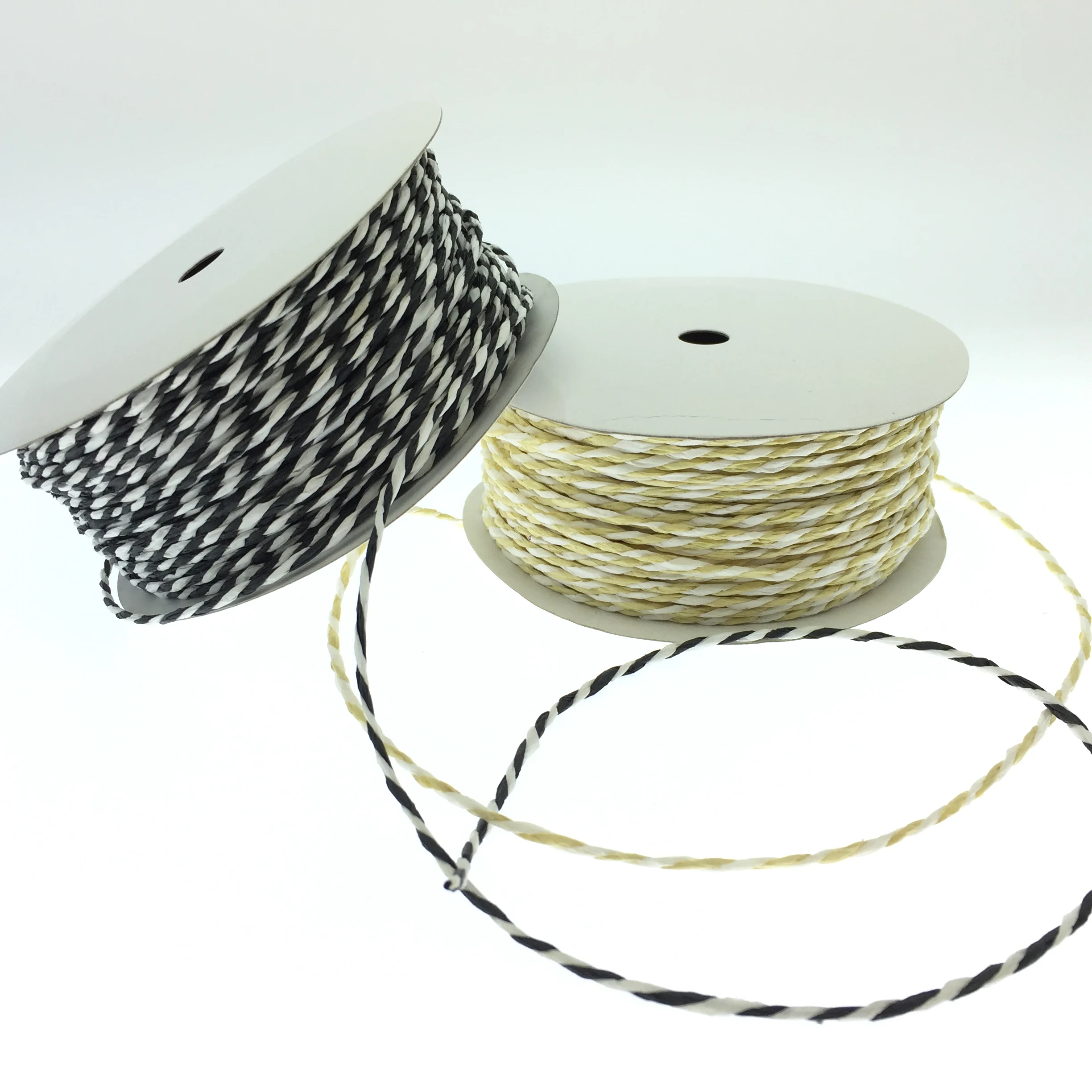 2mm Two-Tone Paper String Rope Twine Cord for DIY Decorative Paper Craft Model Numbers ME0108 / ME0301