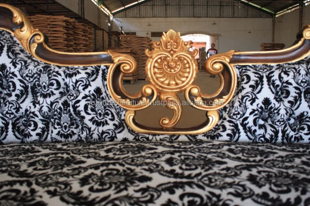 Living Room Sofas With Antique Colonial Furniture Style