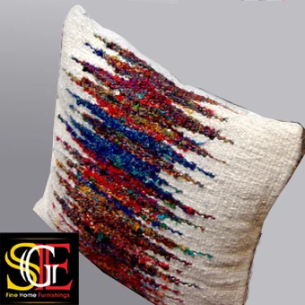 Indian Style Sari Silk Handmade Multicolor Pillow Cushion Covers