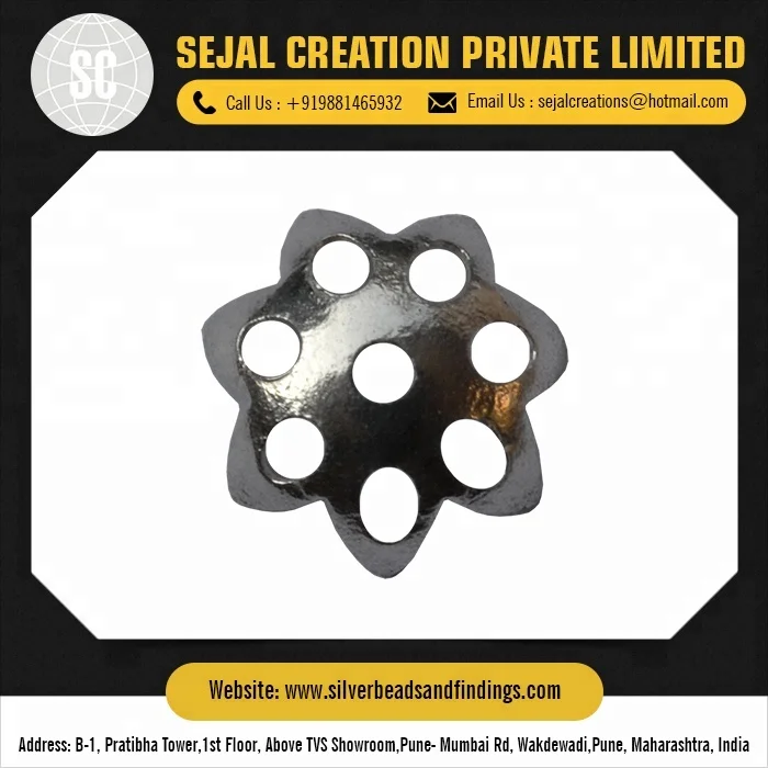 OEM Supply Sterling Silver Beads Cap B151