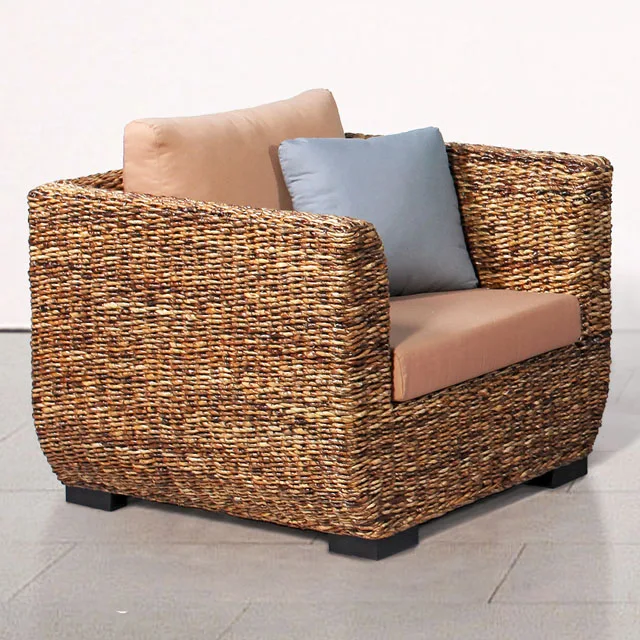 Modern Rattan Furniture Indonesia Rattan Sofa Set Comfortable Modern Style for Living Room