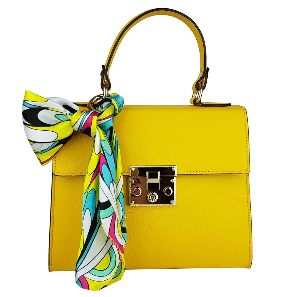 Best Seller Italian Leather Handbags for Women Luxury Genuine Leather Bags Made in Italy Melanie