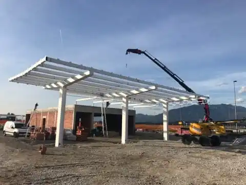 Gas Station Steel Structure CE | ISO | EN