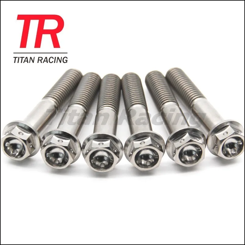 Ti hex flanged head bolt 5/16'-18/24 IFI-111 ANSI/ASME B18.2.1