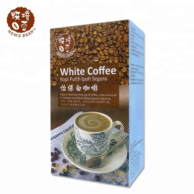 
350 г домашние зерна 3 в 1, мгновенный белый кофе (Ипох белый кофе) 