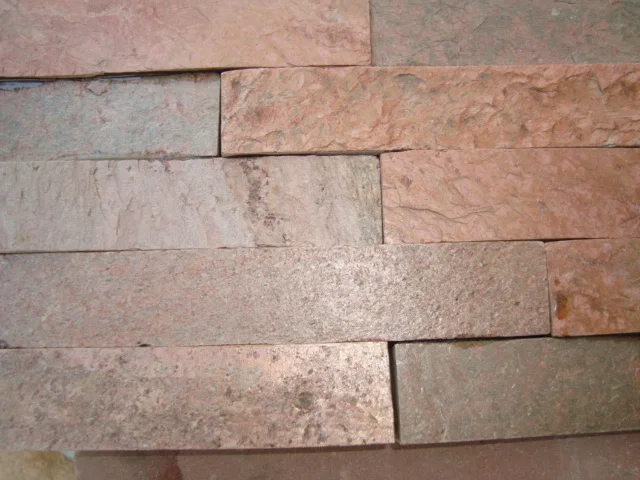 High Quality Copper Slate Stone Wall Panel Factory Direct Supply Outdoor Exterior Bathroom Hotel Decor Red Mica Wall Cladding