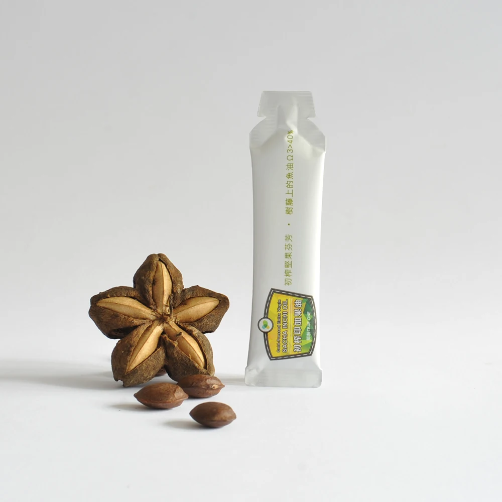 Daily convenient pack sacha inchi oil good for heart and brain health