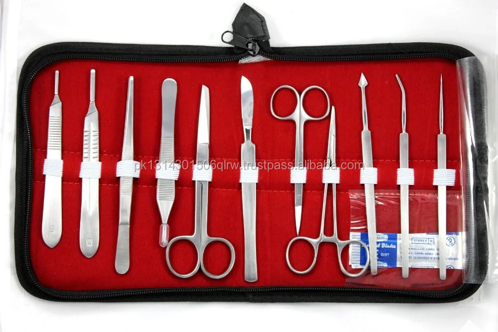 
Student Dissecting Sets 29 tools with 6 T-pins/ Biology Lab Anatomy Surgical Dissection 