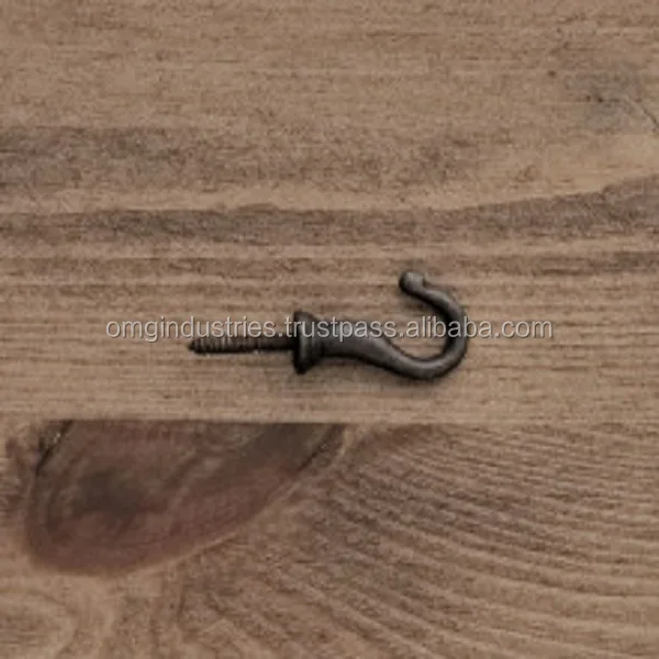 OMG industries ceramic ball double hat & coat hook  wholesale products cast iron coat hook