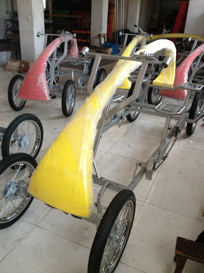ELECTRIC Quadricycle Tandem 2 Person Surrey Bike ROADSTER BIKE