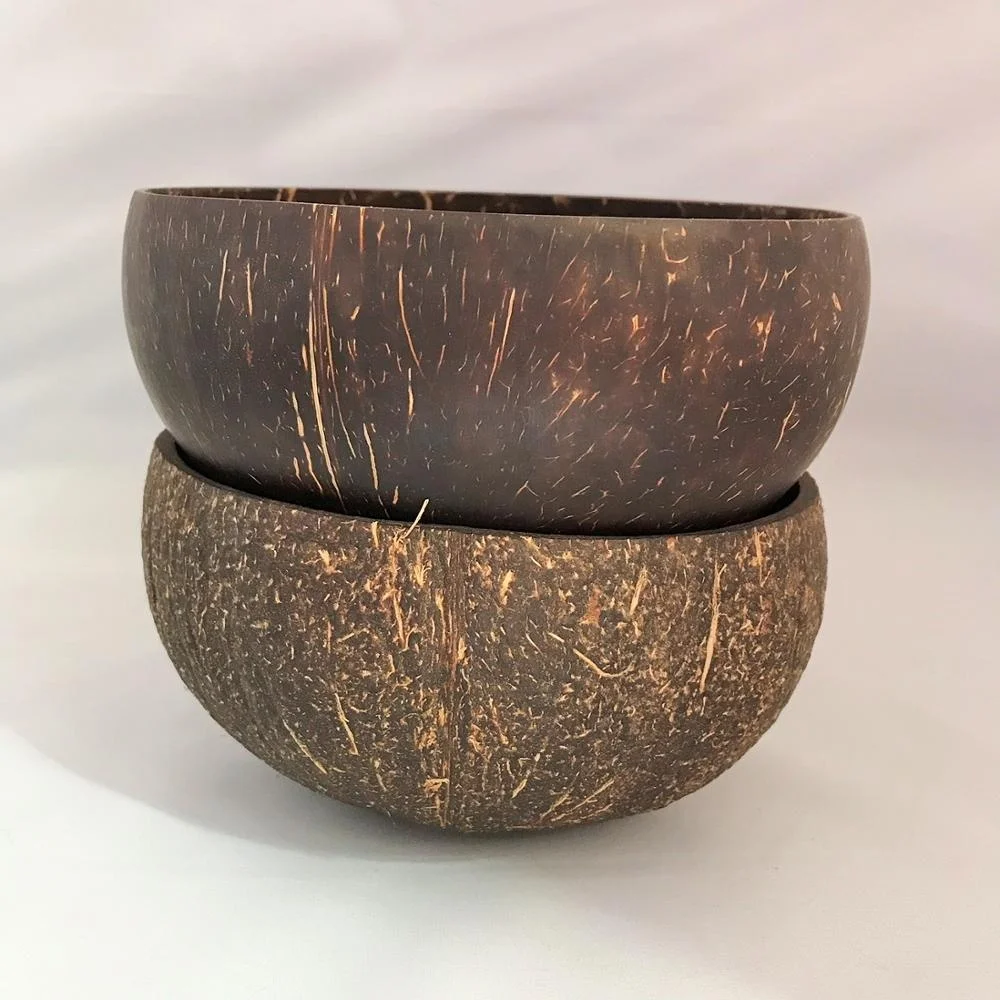 BIG SIZE BOWLS FOR YOUR KITCHEN - NATURAL SHELL FROM COCONUT, coconut shell bowl