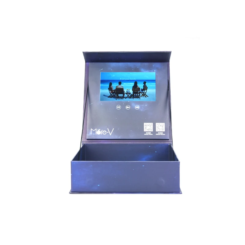 
Custom 7 Inch LCD Screen Packaging Video Box Fast Delivery 