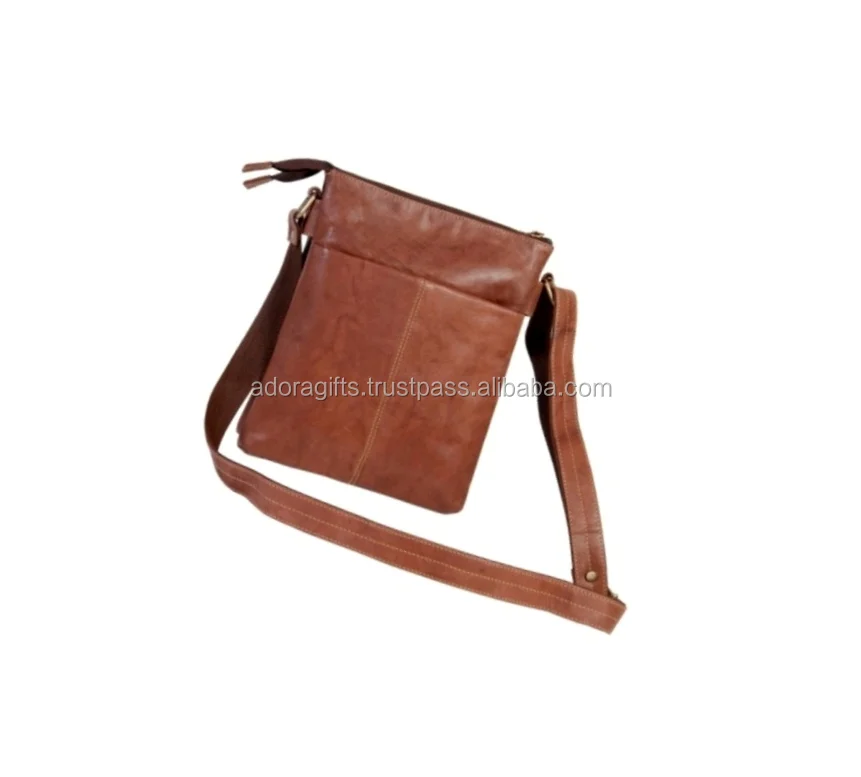 Заводская цена кожаная сумка-мессенджер через плечо