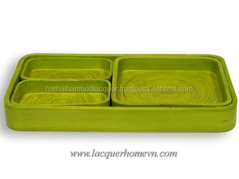 HT9424 Vietnam handmade soap dish with Ha Thai lacquer factory