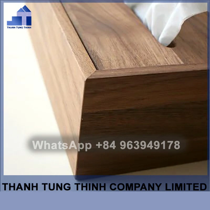 Деревянная коробка для салфеток держатель коробка-диспенсер из Вьетнама Whatsapp + 84 937545579