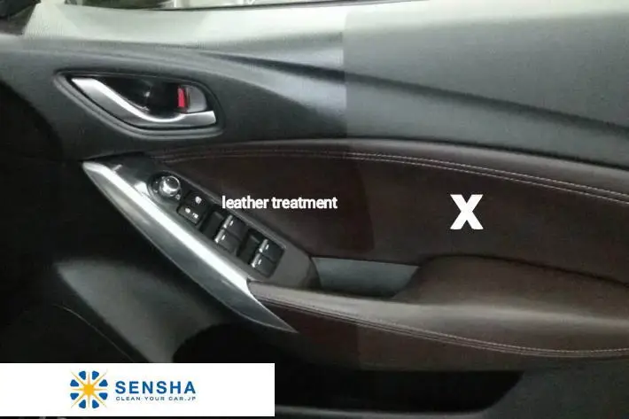 car interior spray wax LEATHER TREATMENT 18L for moisturizing and protecting leather by SENSHA