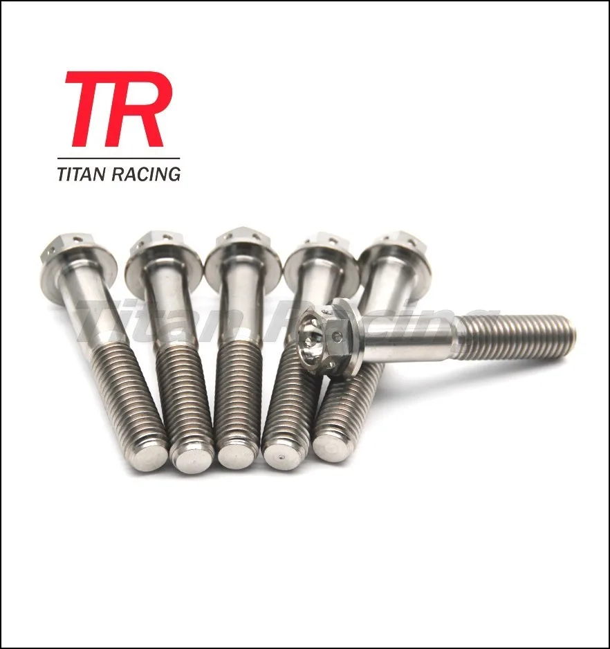 Ti hex flanged head bolt 5/16'-18/24 IFI-111 ANSI/ASME B18.2.1