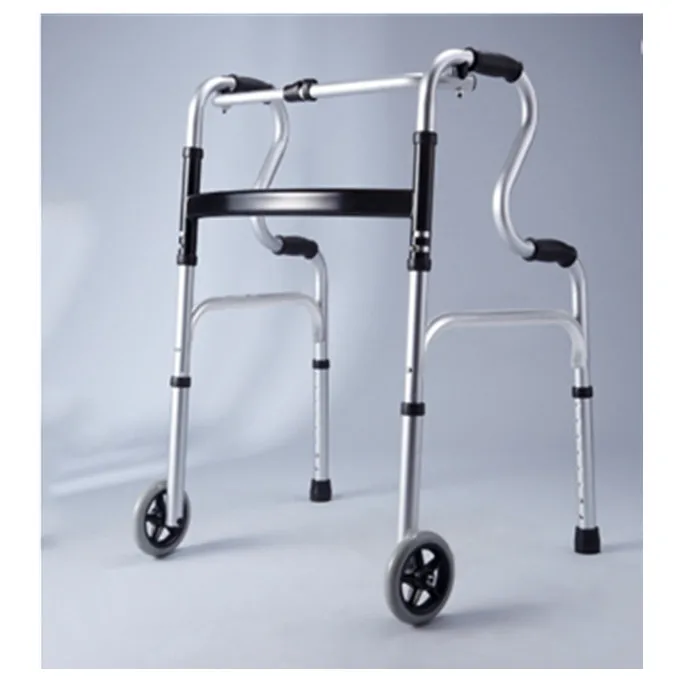 
Легкий складной портативный мобильность Walker цены для The Elder взрослых инвалидов вспомогательные приспособления для ходьбы с колесами 