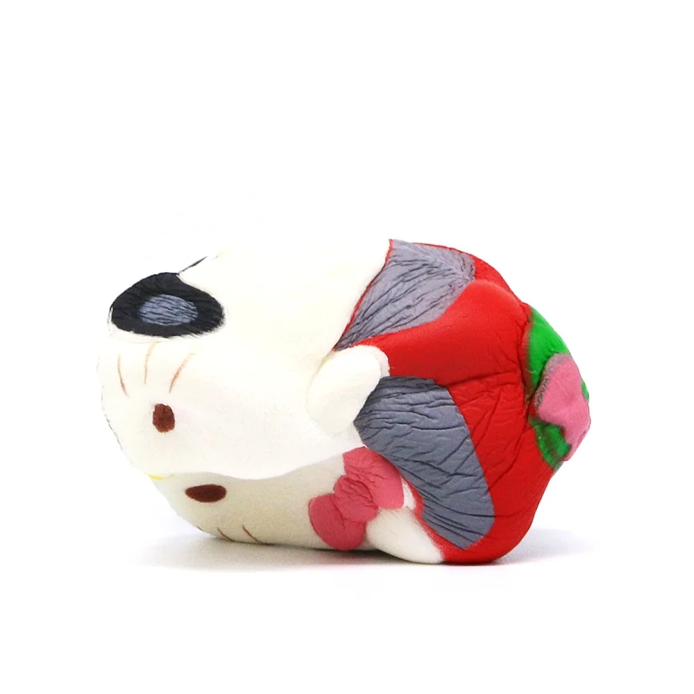High Quality Mini Hello Kitty Cat Anti Stress Squishy Car Soft Slow Rising Toys For Kids