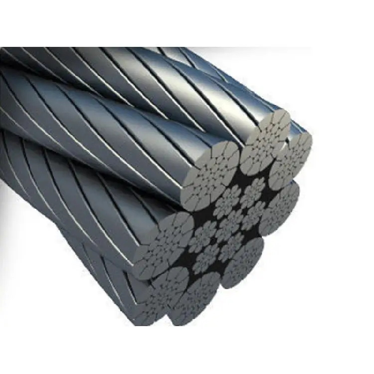 
Korea made high tensile armouring cable galvanized steel wire Compact Wire Rope 