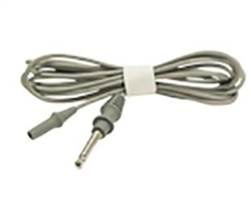 Electrosurgical Reusable Silicone Monopolar Cable / Cord For Monopolar Forceps