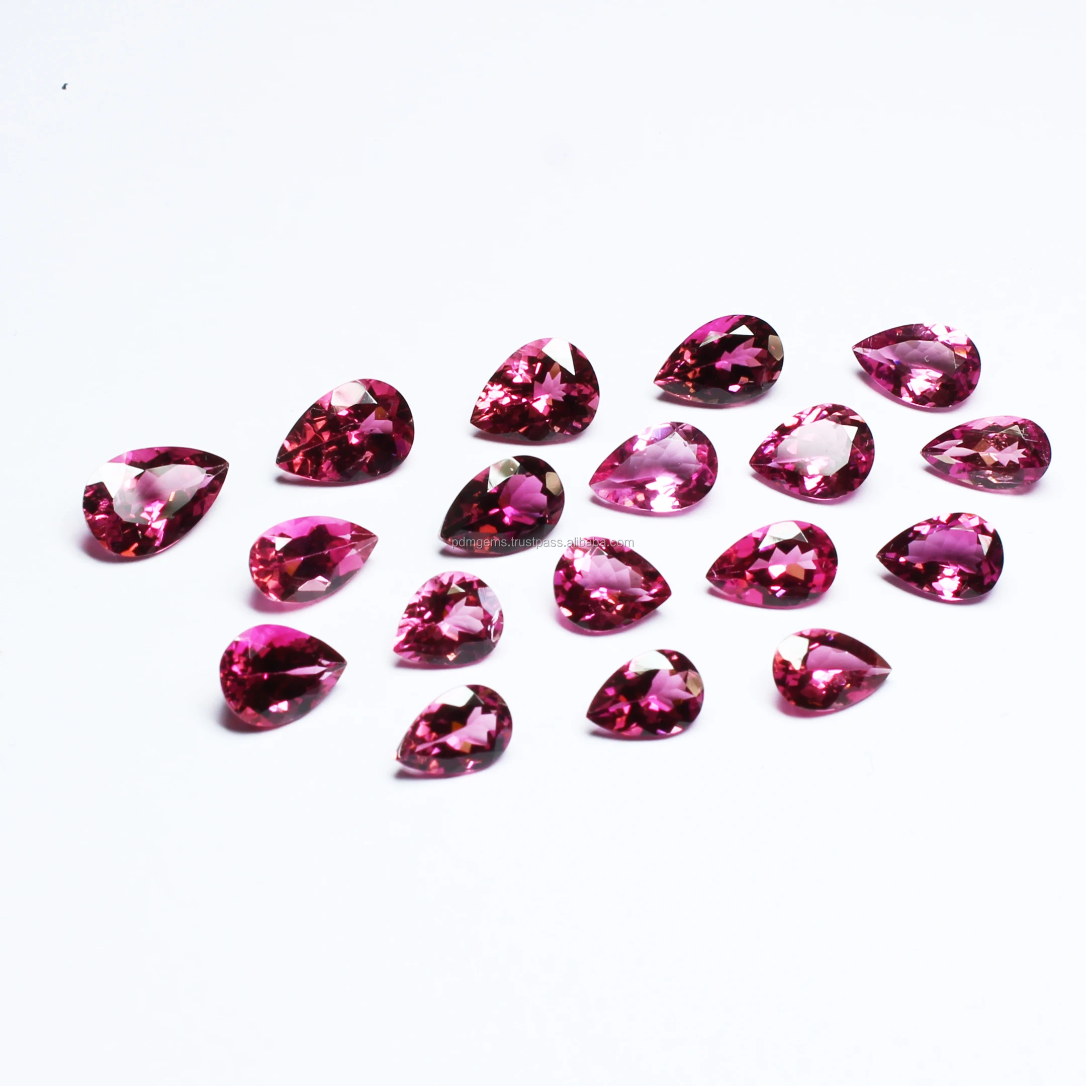 Pink Tourmaline Faceted Gemstone For Jewelry Making Wholesale Handmade Custom Size 1 Carat Pink Tourmaline Loose Gemstones Sale