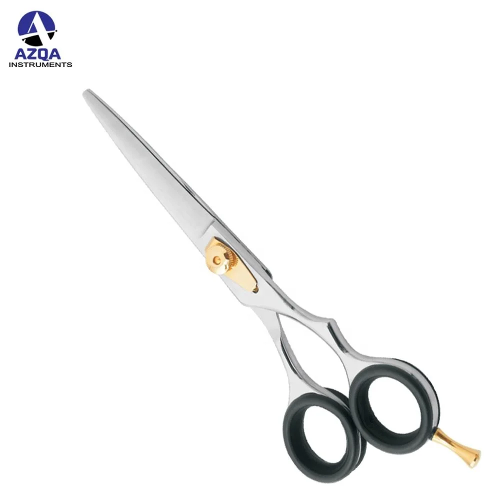Hairdressing Shears Convex/Bevel Edge Stainless Steel Satin Finish Hair Cutting Barber Salon Razor Edge Scissors